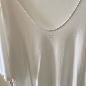 Xxl white open back top